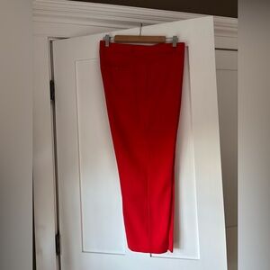 GAP Stretch Slim Cropped Pants - Bold Red